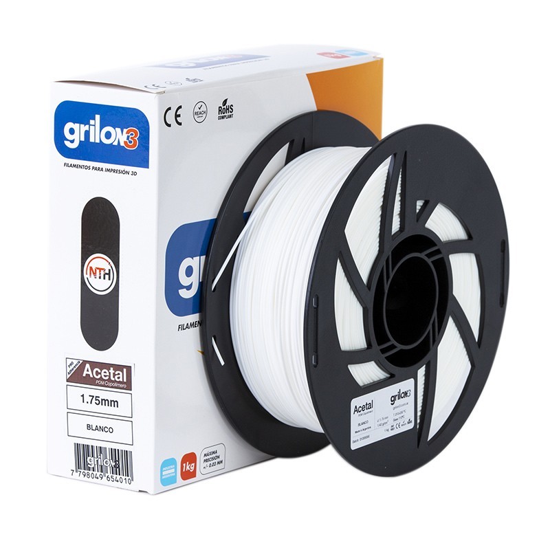 Grilon3 ACETAL-POM BLANCO 1.75mm x1kg