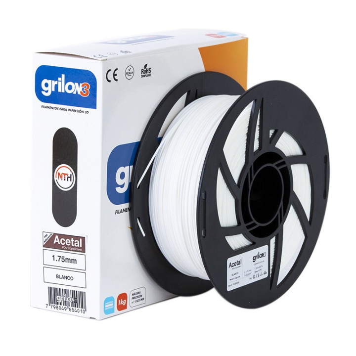 Grilon3 ACETAL-POM BLANCO 1.75mm x1kg