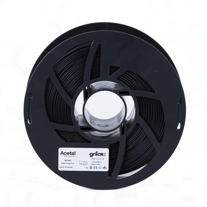 Grilon3 ACETAL-POM NEGRO 1.75mm x1kg