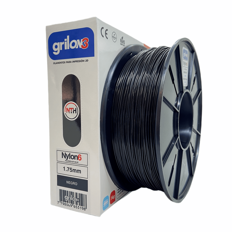 Grilon3 Nylon6 1.75mm NEGRO
