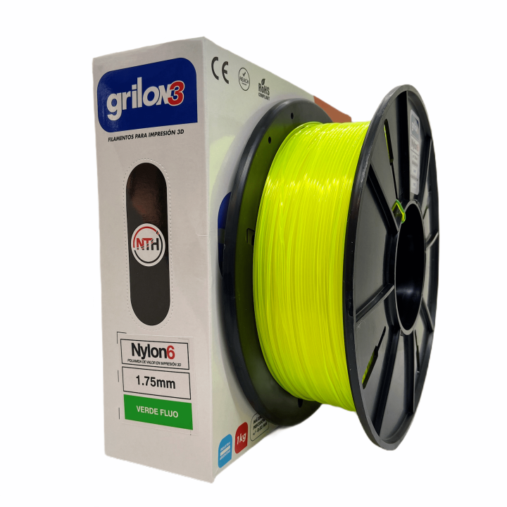 Grilon3 Nylon6 1.75mm VERDE FLUO