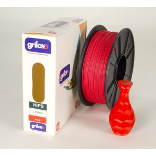 Grilon3 HIPS 1.75mm Rojo