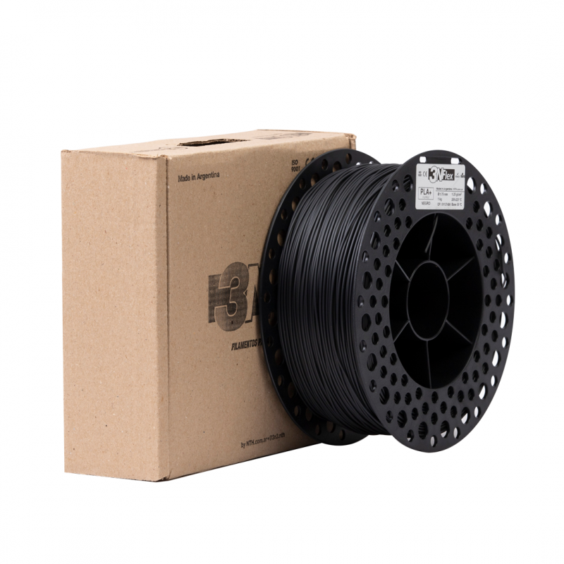 3NFLEX PLA+ 1.75mm NEGRO