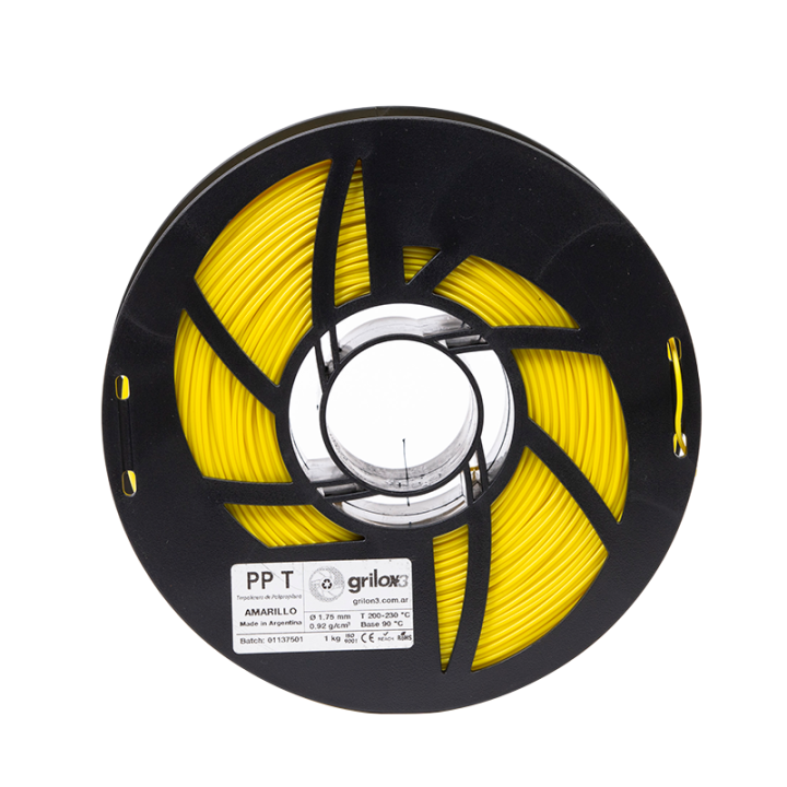 Grilon3 PP-Terpolímero AMARILLO 1.75mm x1kg