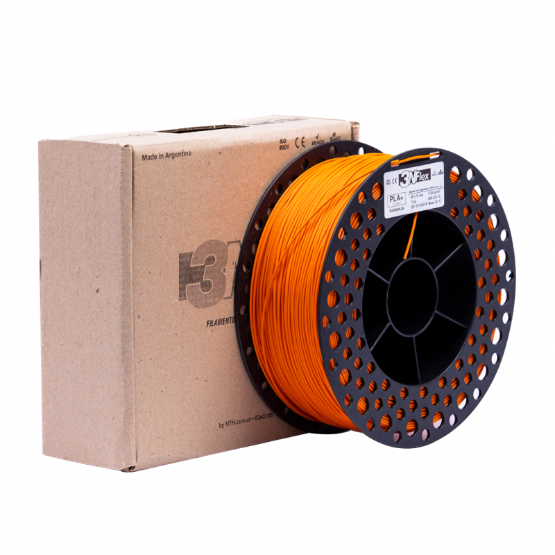 3NFLEX PLA+ 1.75mm NARANJA