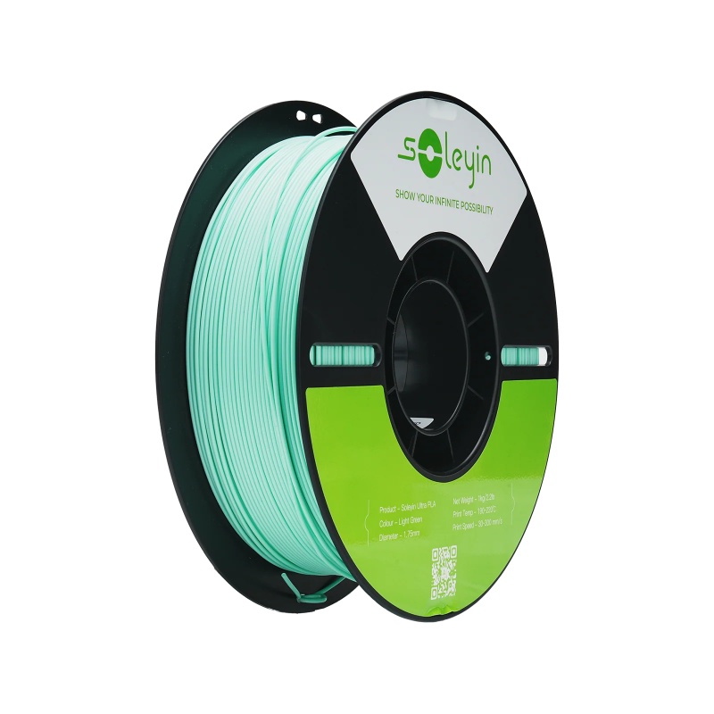 Soleyin Ultra PLA 1.75mm Light Green 1KG
