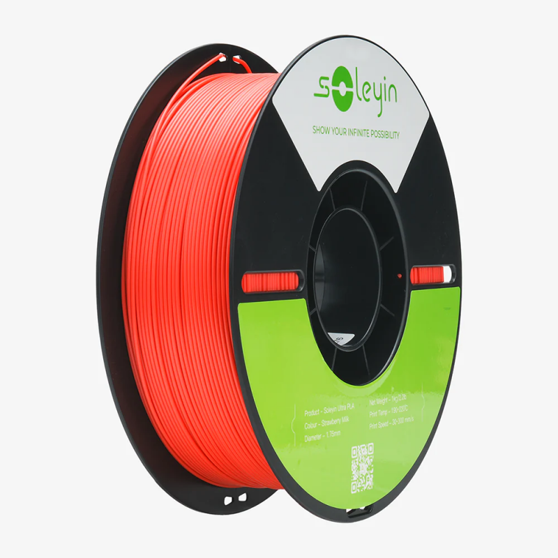 Soleyin Ultra PLA 1.75mm Strawberry Milk 1KG