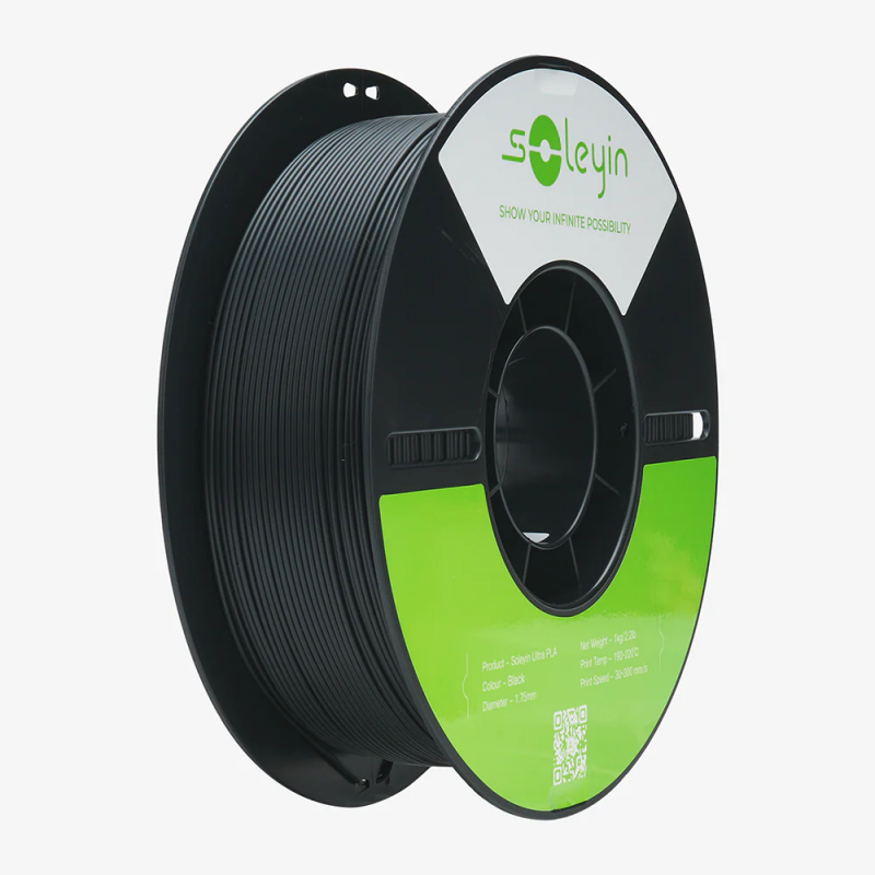 Soleyin Ultra PLA 1.75mm Black 1KG
