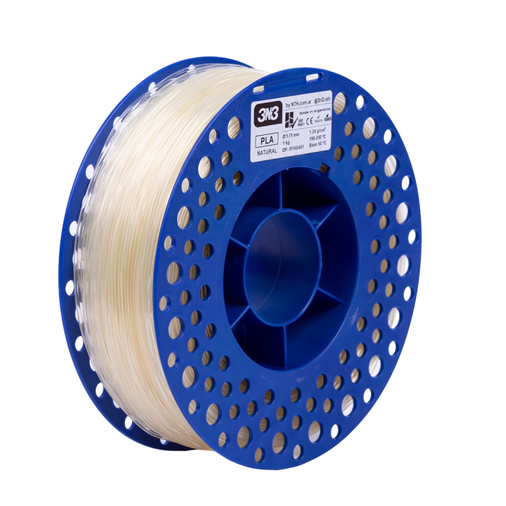 3N3 Box  PLA 1.75mm NATURAL  x1KG