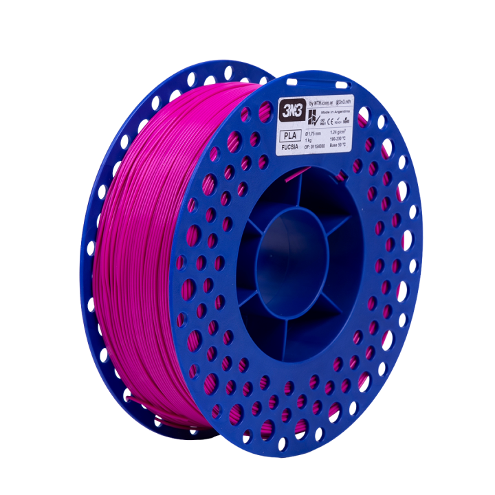 3N3 Box  PLA 1.75mm FUCSIA  x1KG