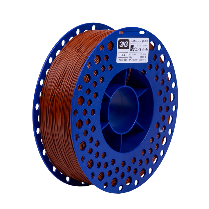 3N3 Box  PLA 1.75mm RUSTICO x1KG