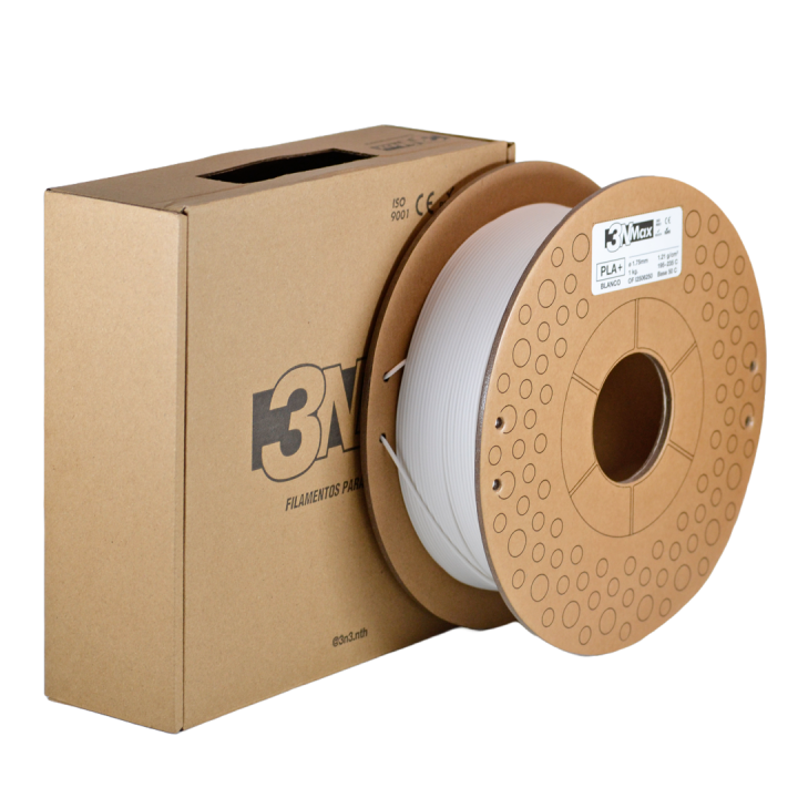 3NMAX PLA+ BLANCO 1.75mm x1kg