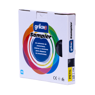 SAMPLER GRILON3 PETG NEGRO 1.75 MM X 17 M