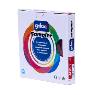 SAMPLER GRILON3 ABS ROJO 1.75 MM X 17 M