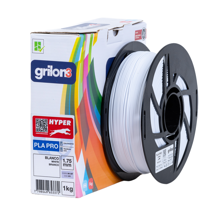 Grilon3 PLA PRO HYPER 1.75mm - BLANCO