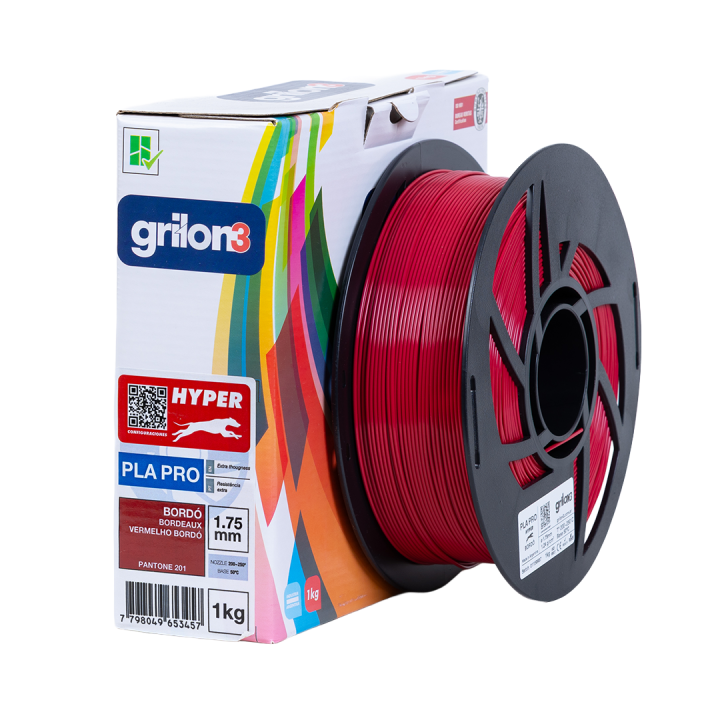 Grilon3 PLA PRO HYPER 1.75mm - BORDO