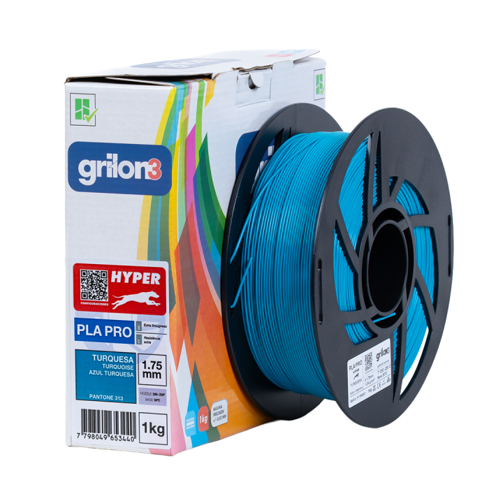 Grilon3 PLA PRO HYPER 1.75mm - TURQUESA