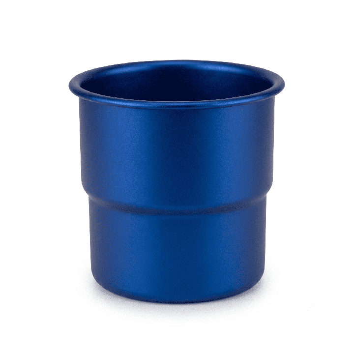 Vaso aluminio 600cc - Color Azul
