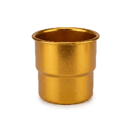 Vaso aluminio 600cc - Color Dorado