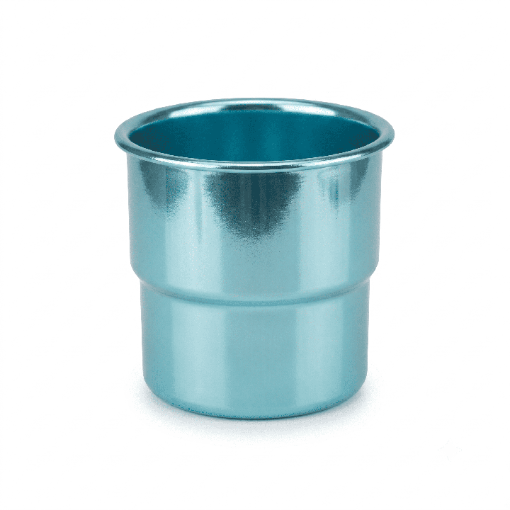 Vaso aluminio 600cc - Color Celeste