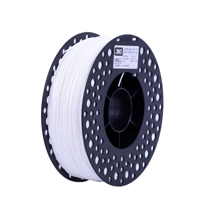 3N3 TPU 1.75mm 1kg - BLANCO