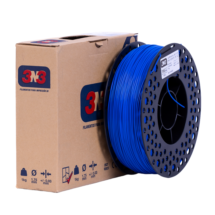 3N3 TPU 1.75mm 1kg - AZUL