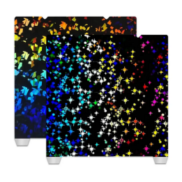 Cama de Impresión Flexible PEY Doble (Estrellas / Destellos) – 235x235 mm - Creality