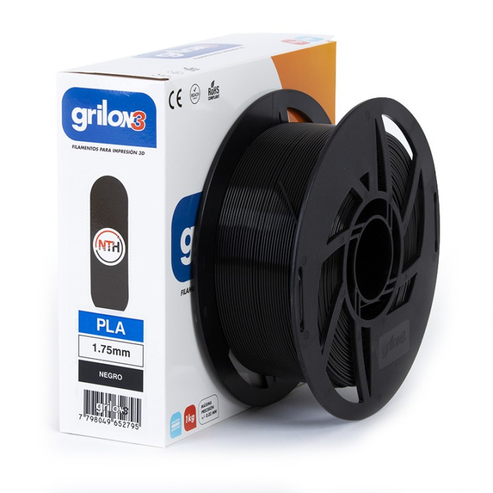 Grilon3 PLA 1.75mm NEGRO