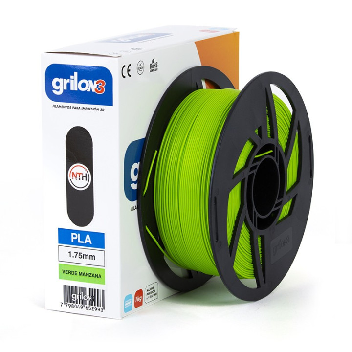 Grilon3 PLA 1.75mm VERDE MANZANA