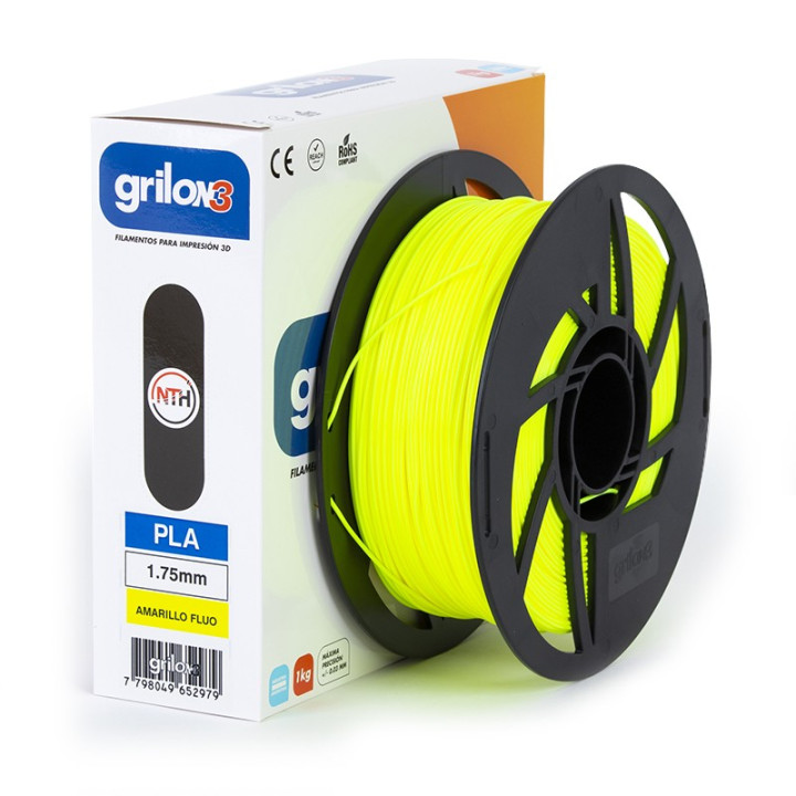 Grilon3 PLA 1.75mm AMARILLO FLUO