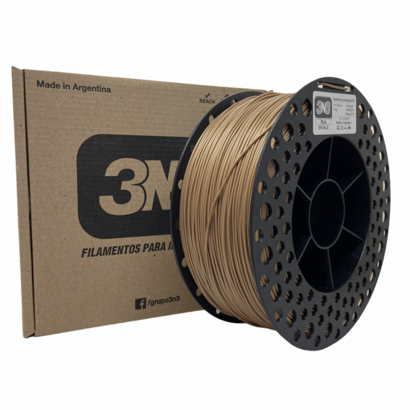 3N3 Box  PLA 1.75mm BRONCE x1KG