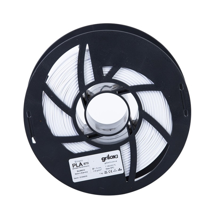 Grilon3 PLA870 1.75mm BLANCO