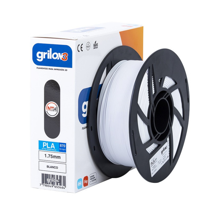 Grilon3 PLA870 1.75mm BLANCO