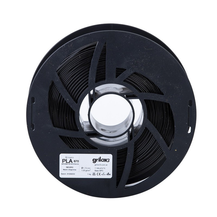 Grilon3 PLA870 1.75mm NEGRO