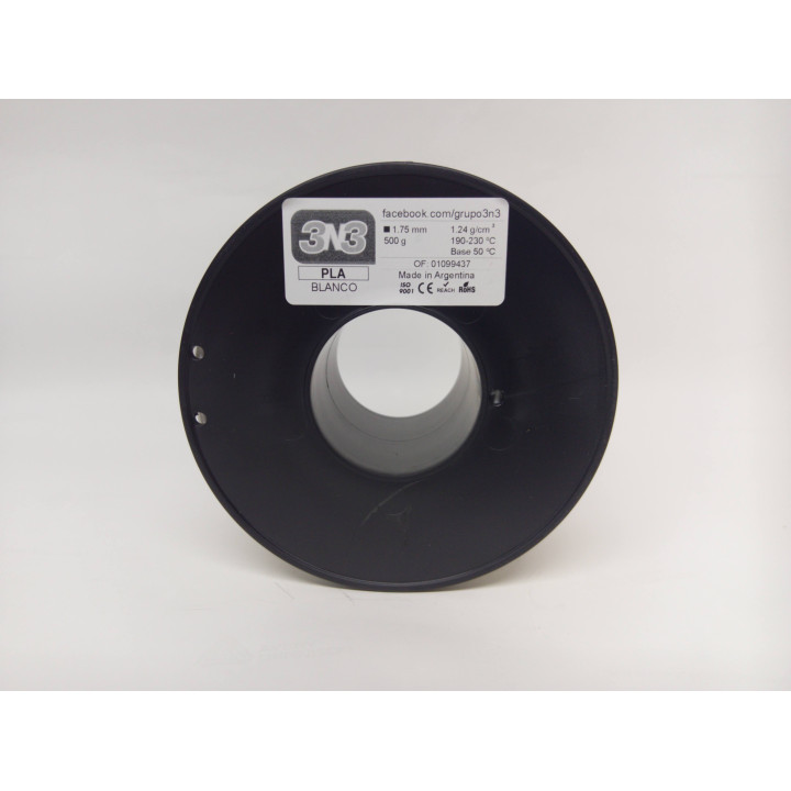 3N3 PLA 1.75mm BLANCO 500grs
