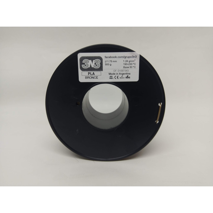 3N3 PLA 1.75mm BRONCE 500grs