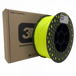 3N3 Box PLA 1.75mm AMARILLO FLUO x1KG