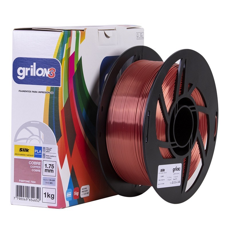 Grilon3 PLA SILK 1.75mm COBRE