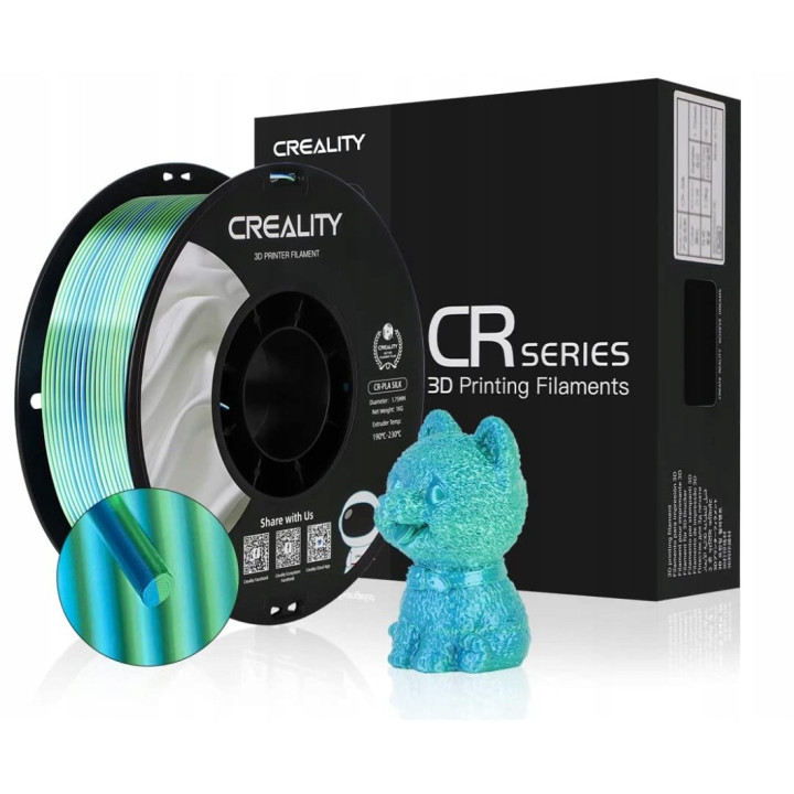 Creality PLA SILK Blue-Green 1.75mm 1KG