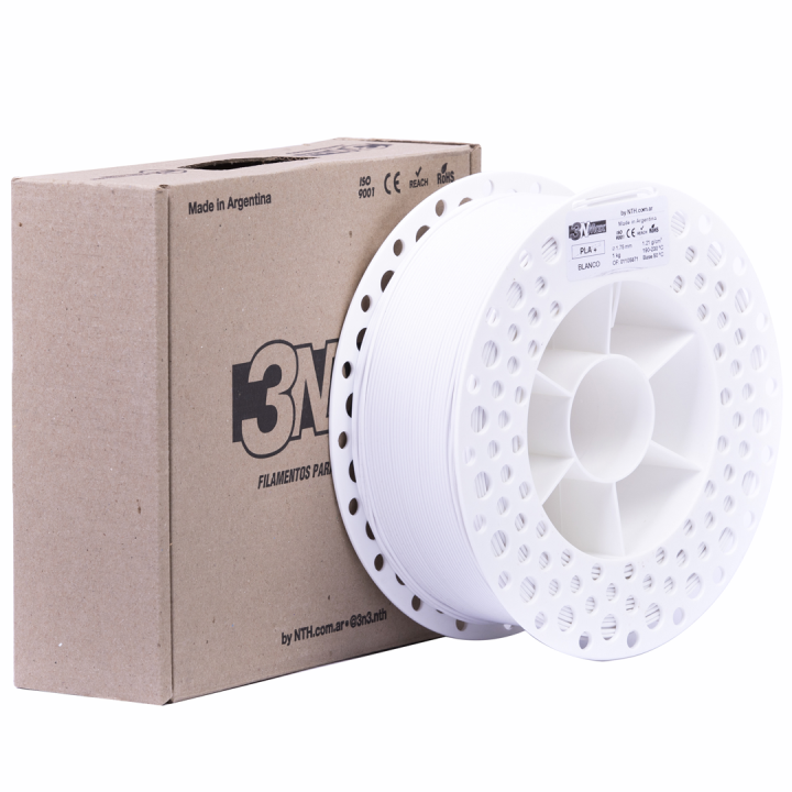 3NMAX PLA+ BLANCO 1.75mm x1kg