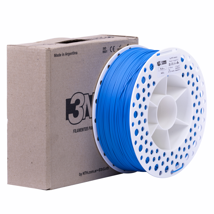 3NMAX PLA+ AZUL 1.75mm x1kg