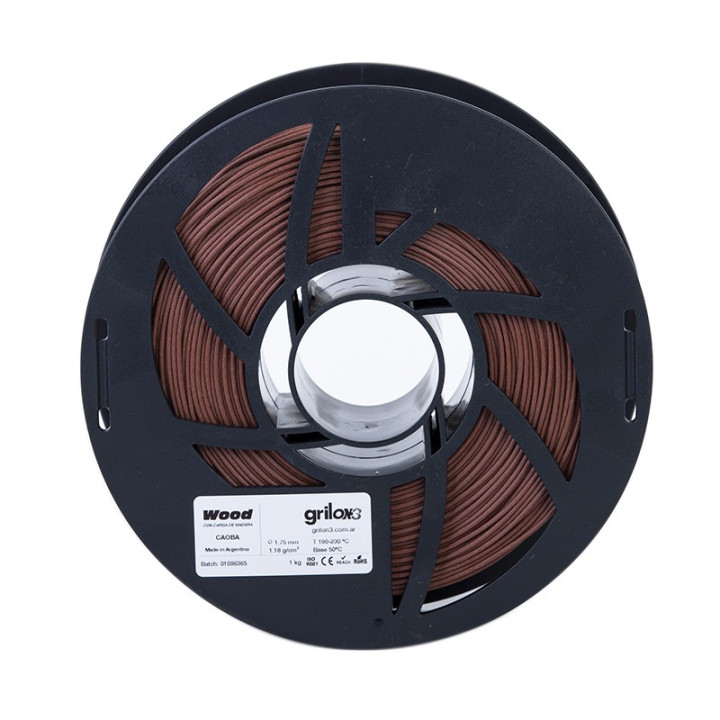 Grilon3 PLA WOOD 1.75mm CAOBA