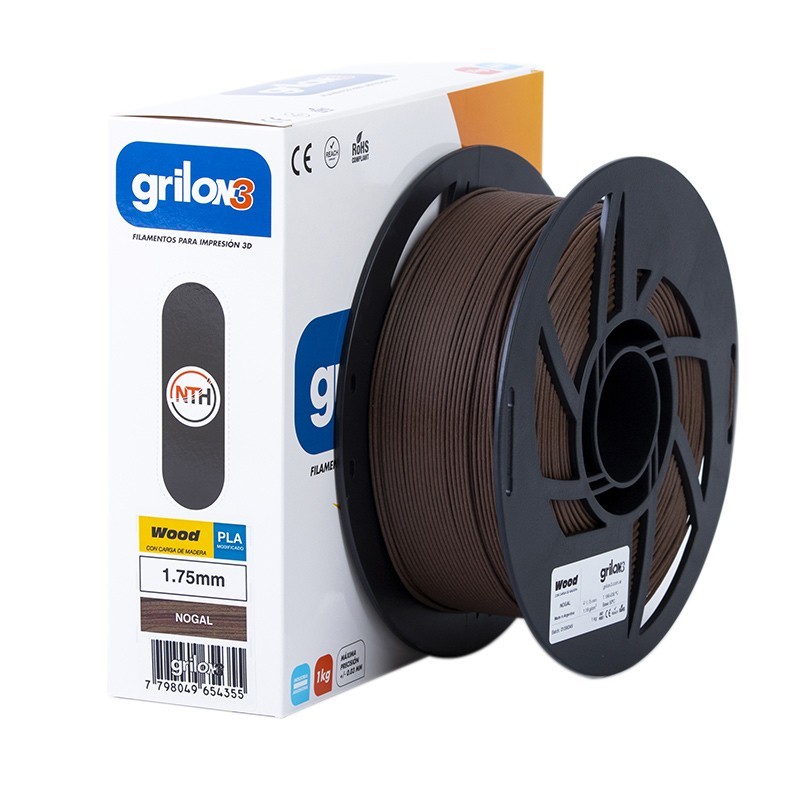 Grilon3 PLA WOOD 1.75mm NOGAL