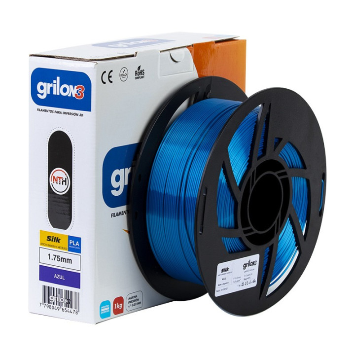 Grilon3 PLA SILK 1.75mm AZUL