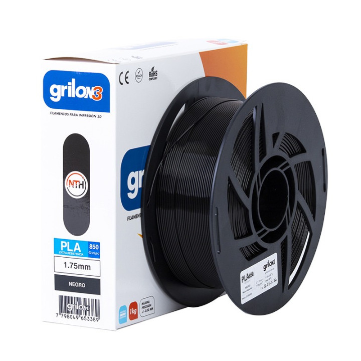 Grilon3 PLA850 1.75mm NEGRO