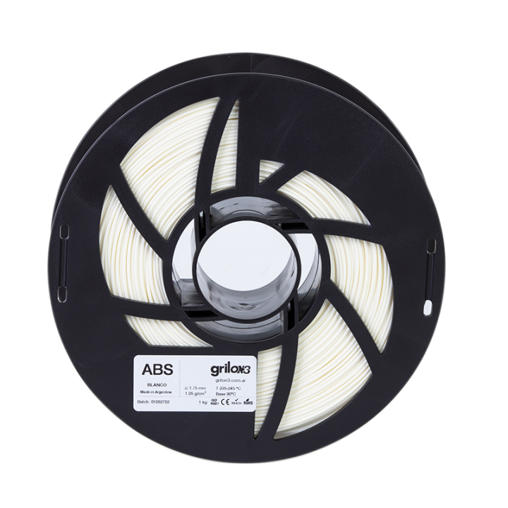 Grilon3 ABS 1.75mm BLANCO