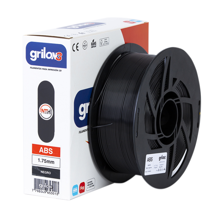 Grilon3 ABS 1.75mm NEGRO