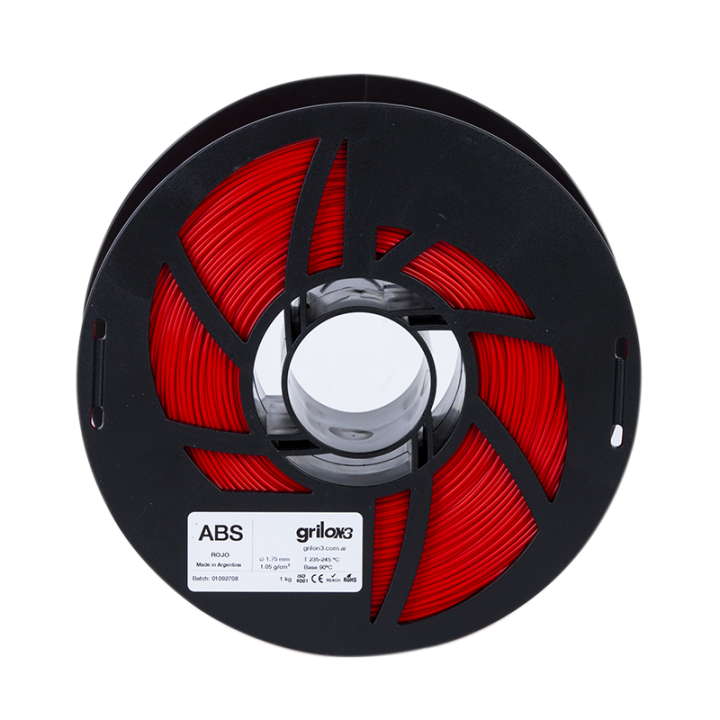 Grilon3 ABS 1.75mm ROJO
